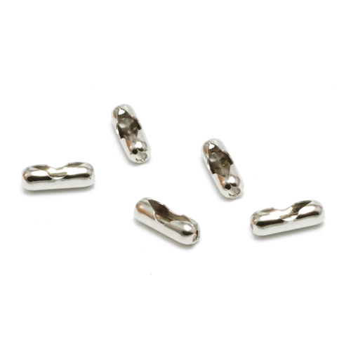 Chain & Clasps Nickel Ball Chain Clasps / Connectors for 1.5-2mm Chain, 5pk